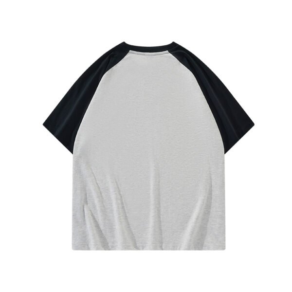 220gsm Color-blocked T-shirt - Image 3