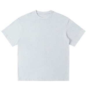 300gsm 100% Cotton Solid Crew Neck T-Shirts(Customizable Design)