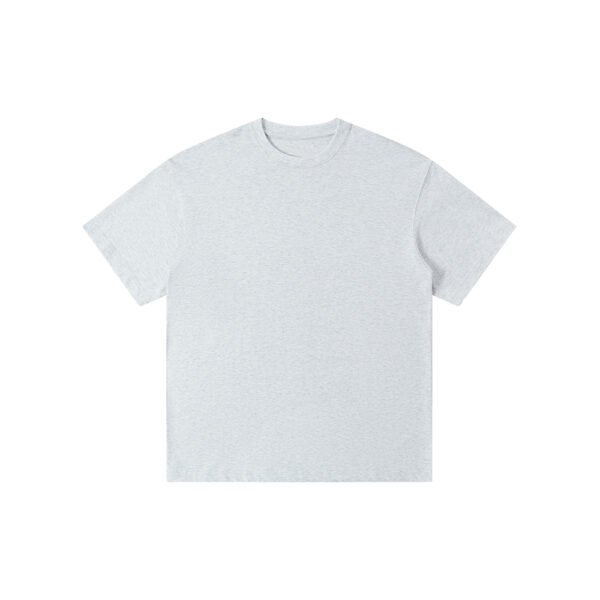 300gsm 100% Cotton Solid Crew Neck T-Shirts(Customizable Design) - Image 2