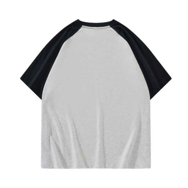 220gsm Color-blocked T-shirt - Image 5