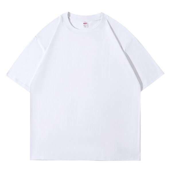 240gsm 100% Cotton Solid Crew Neck T-Shirts(Customizable Design) - Image 6