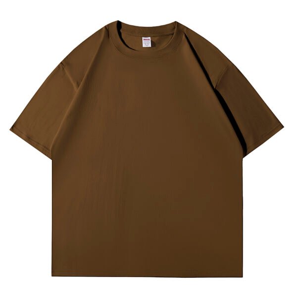 220gsm 100% Cotton Solid Crew Neck T-Shirts(Customizable Design) - Image 10