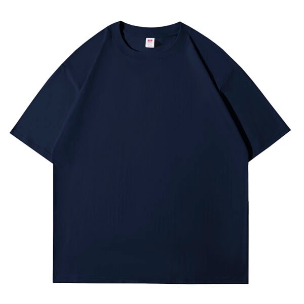 220gsm 100% Cotton Solid Crew Neck T-Shirts(Customizable Design) - Image 12