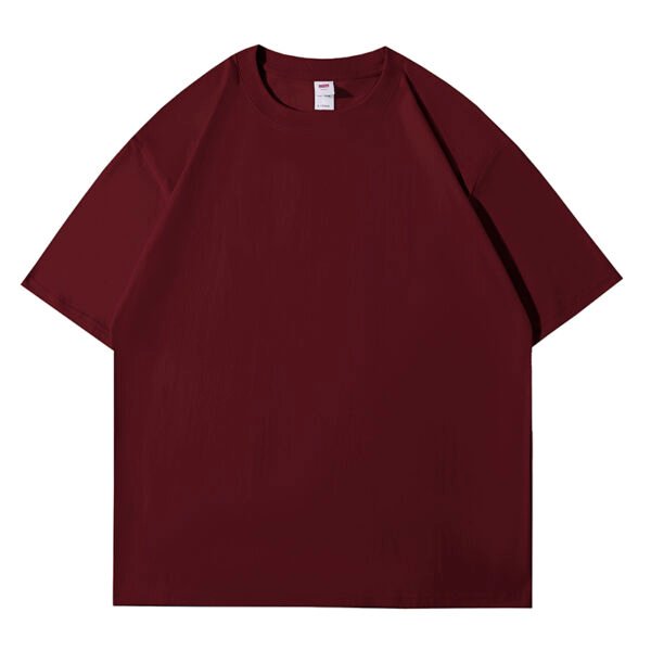 240gsm 100% Cotton Solid Crew Neck T-Shirts(Customizable Design) - Image 10