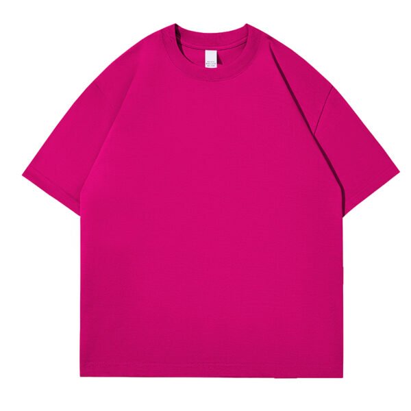 240gsm 100% Cotton Solid Crew Neck T-Shirts(Customizable Design) - Image 20
