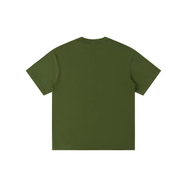 300gsm 100% Cotton Solid Crew Neck T-Shirts(Customizable Design) - Image 33