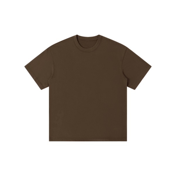 300gsm 100% Cotton Solid Crew Neck T-Shirts(Customizable Design) - Image 22