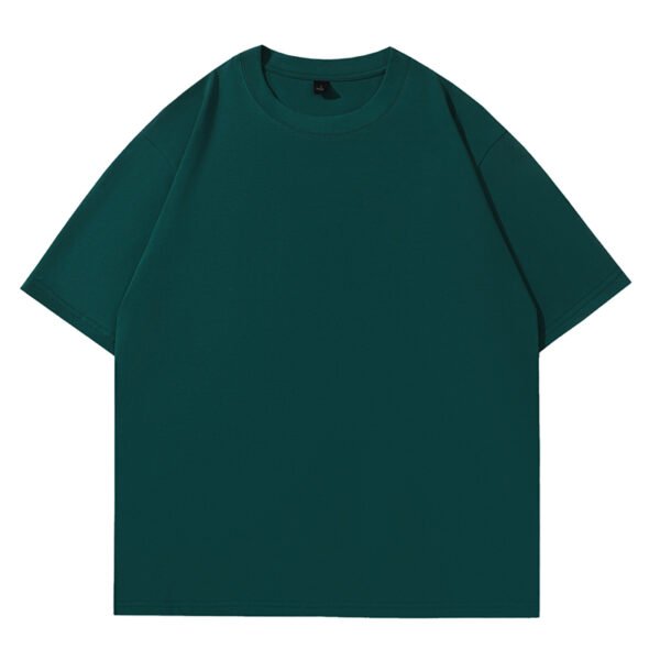 260gsm 100% Cotton Solid Crew Neck T-Shirts(Customizable Design) - Image 12