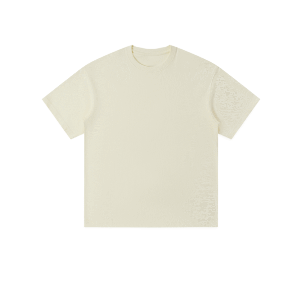 300gsm 100% Cotton Solid Crew Neck T-Shirts(Customizable Design) - Image 20