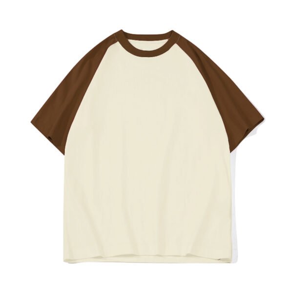220gsm Color-blocked T-shirt - Image 12