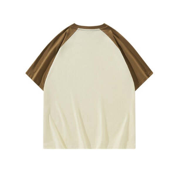 220gsm Color-blocked T-shirt - Image 13