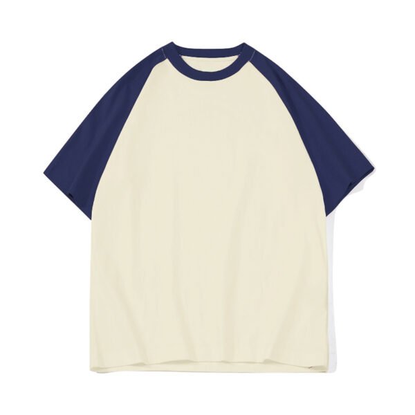 220gsm Color-blocked T-shirt - Image 14