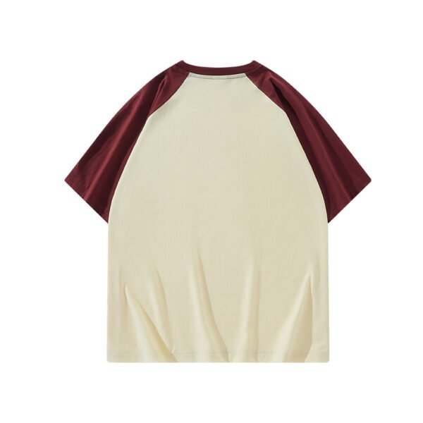 220gsm Color-blocked T-shirt - Image 11