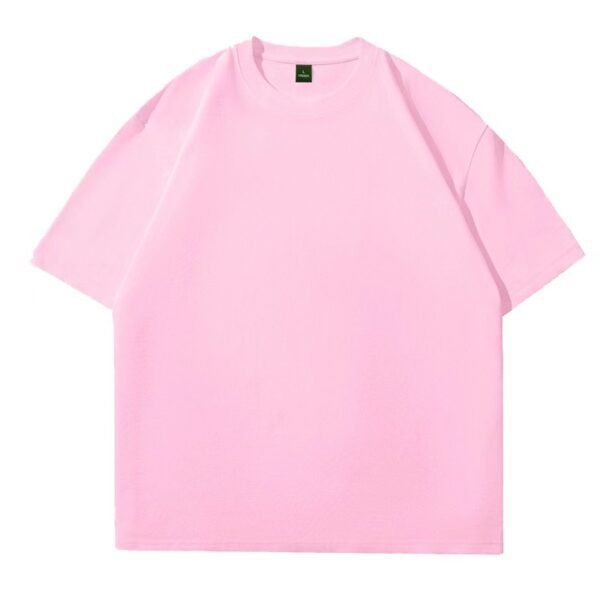 260gsm 100% Cotton Solid Crew Neck T-Shirts(Customizable Design) - Image 18