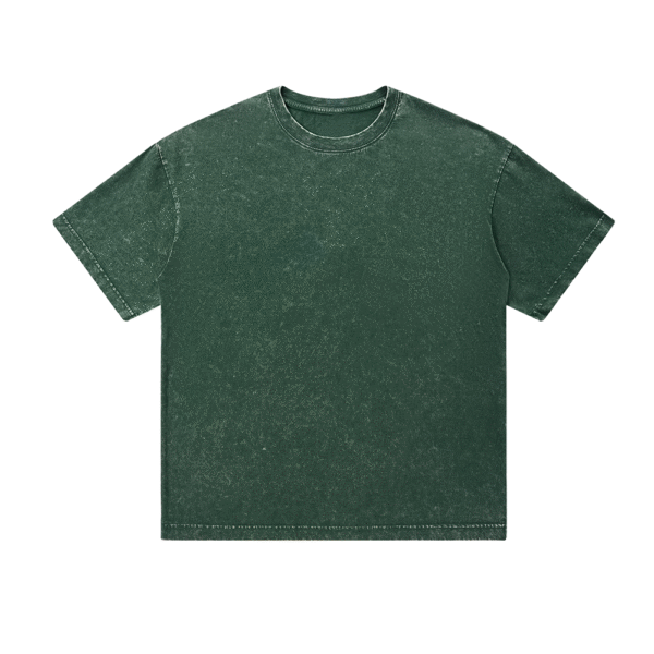 240gsm 100% Cotton Washed Short Sleeve T-Shirt (Customizable Design) - Image 12