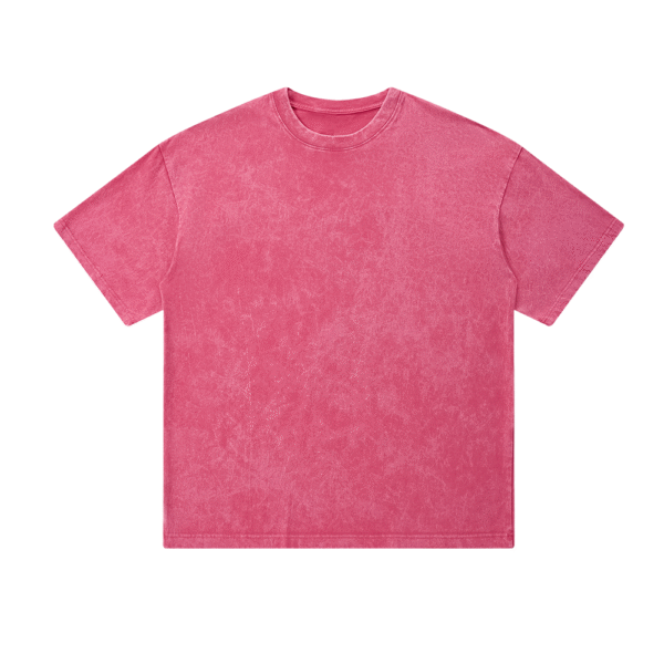 240gsm 100% Cotton Washed Short Sleeve T-Shirt (Customizable Design) - Image 2