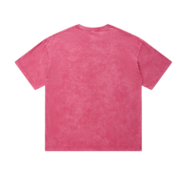 240gsm 100% Cotton Washed Short Sleeve T-Shirt (Customizable Design) - Image 3