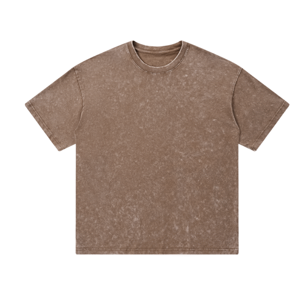 240gsm 100% Cotton Washed Short Sleeve T-Shirt (Customizable Design) - Image 10