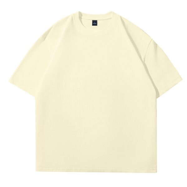 260gsm 100% Cotton Solid Crew Neck T-Shirts(Customizable Design) - Image 13