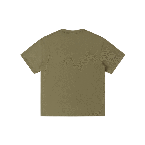 300gsm 100% Cotton Solid Crew Neck T-Shirts(Customizable Design) - Image 7