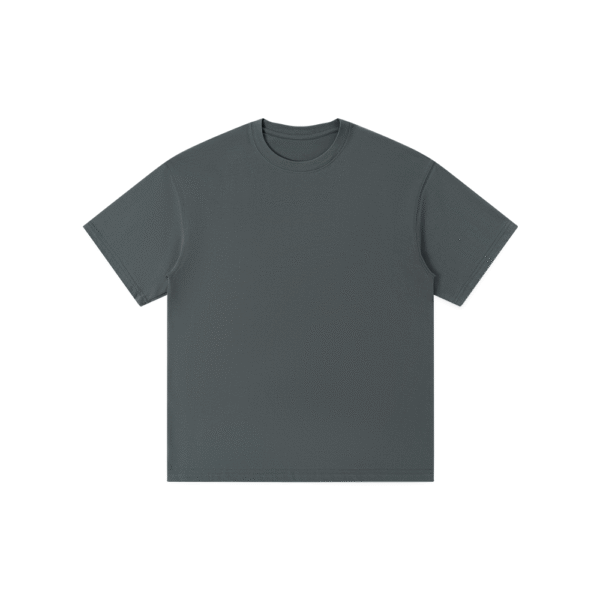 300gsm 100% Cotton Solid Crew Neck T-Shirts(Customizable Design) - Image 8