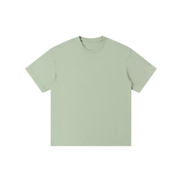 300gsm 100% Cotton Solid Crew Neck T-Shirts(Customizable Design) - Image 28