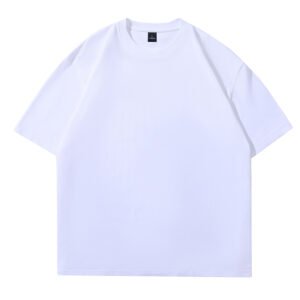 260gsm 100% Cotton Solid Crew Neck T-Shirts(Customizable Design)