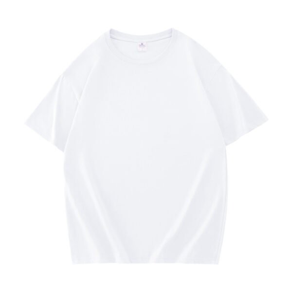 200gsm 100% Cotton Solid Crew Neck T-Shirts(Customizable Design) - Image 3