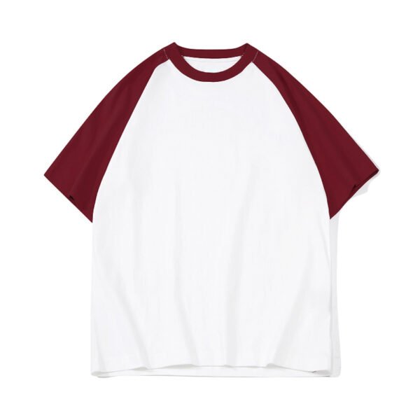 220gsm Color-blocked T-shirt - Image 16
