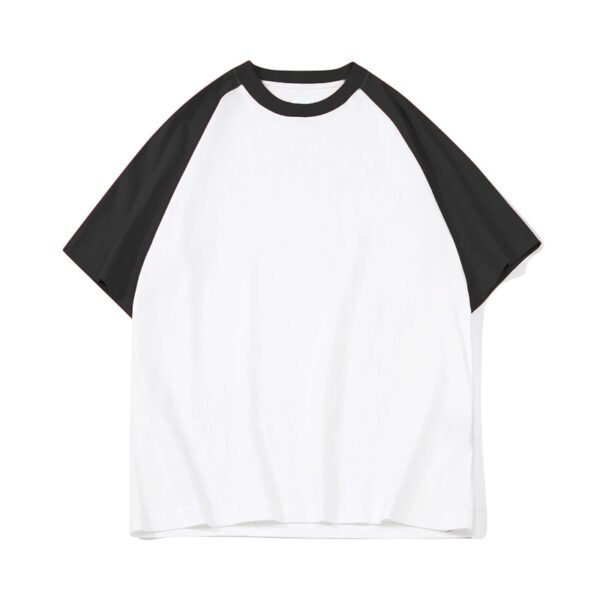 220gsm Color-blocked T-shirt - Image 6