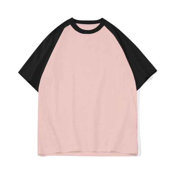 220gsm Color-blocked T-shirt - Image 8